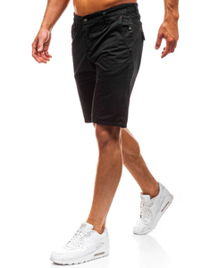 Pantalón corto para hombre negro Bolf 3041