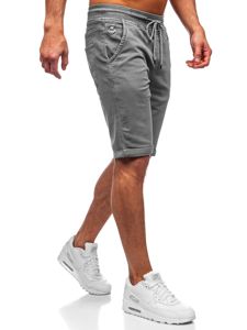 Pantalón corto tipo shorts para hombre color grafito Denley KG3723