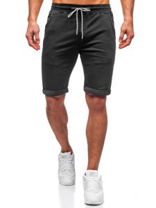 Pantalón corto tipo shorts para hombre color negro Denley KG3723