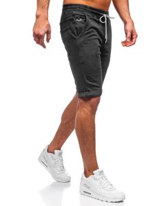 Pantalón corto tipo shorts para hombre color negro Denley KG3723