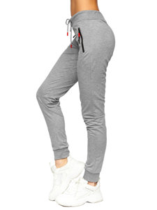 Pantalón de chándal para mujer gris Bolf JX7723