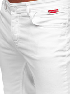 Pantalón de tela para hombre blanco Bolf GT-S