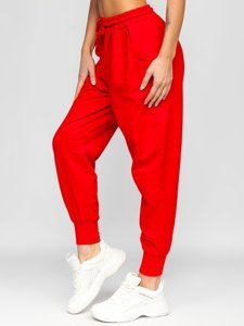Pantalón deportivo para mujer color rojo Denley 0011