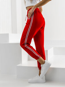 Pantalón deportivo para mujer rojo Bolf YW01020A