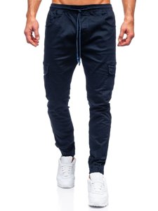 Pantalón jogger cargo para hombre color azul oscuro Bolf TF016