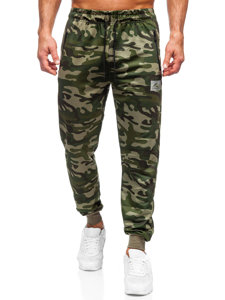 Pantalón jogger de chándal camuflaje para hombre verde Bolf JX6186