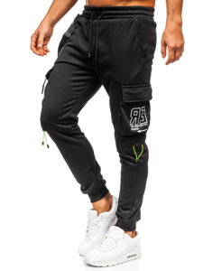 Pantalón jogger de combate para hombre negro Bolf HS7047