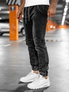 Pantalón jogger vaquero para hombre color negro Bolf KA2192