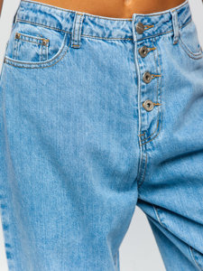 Pantalón vaquero holgado para mujer color azul Bolf BS583