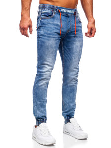 Pantalón vaquero jogger para hombre azul oscuro Bolf RT50162S0