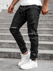 Pantalón vaquero jogger para hombre negro Bolf R31107W1
