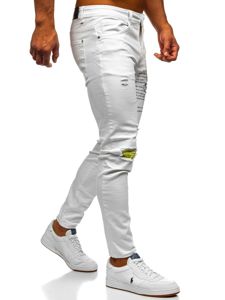 Pantalón vaquero skinny fit para hombre blanco Bolf KA1870-12