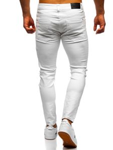 Pantalón vaquero skinny fit para hombre blanco Bolf KA1871-12