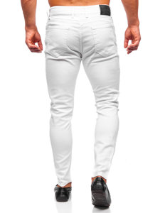 Pantalón vaquero skinny fit para hombre blanco Bolf R927