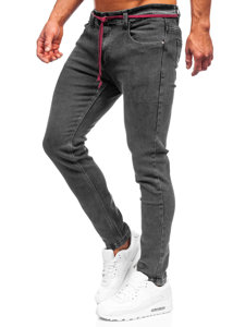 Pantalón vaquero skinny fit para hombre negro Bolf KX565-1