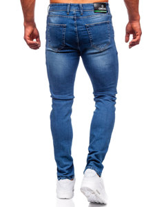 Pantalón vaquero slim fit para hombre azul oscuro Bolf 6528