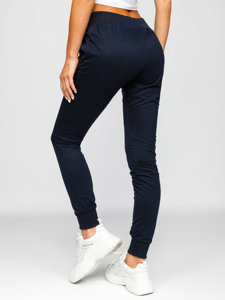 Pantalones deportivos para mujer de color azul oscuro Bolf CK-01