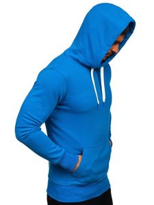 Sudadera con capucha para hombre azul medio Bolf 1004-1