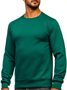 Sudadera sin capucha para hombre verde Bolf 2001