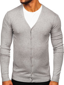 Suéter abierto para hombre color gris Bolf YY06