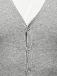 Suéter abierto para hombre color gris Bolf YY06