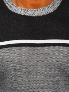 Suéter para hombre color grafito Bolf 6300